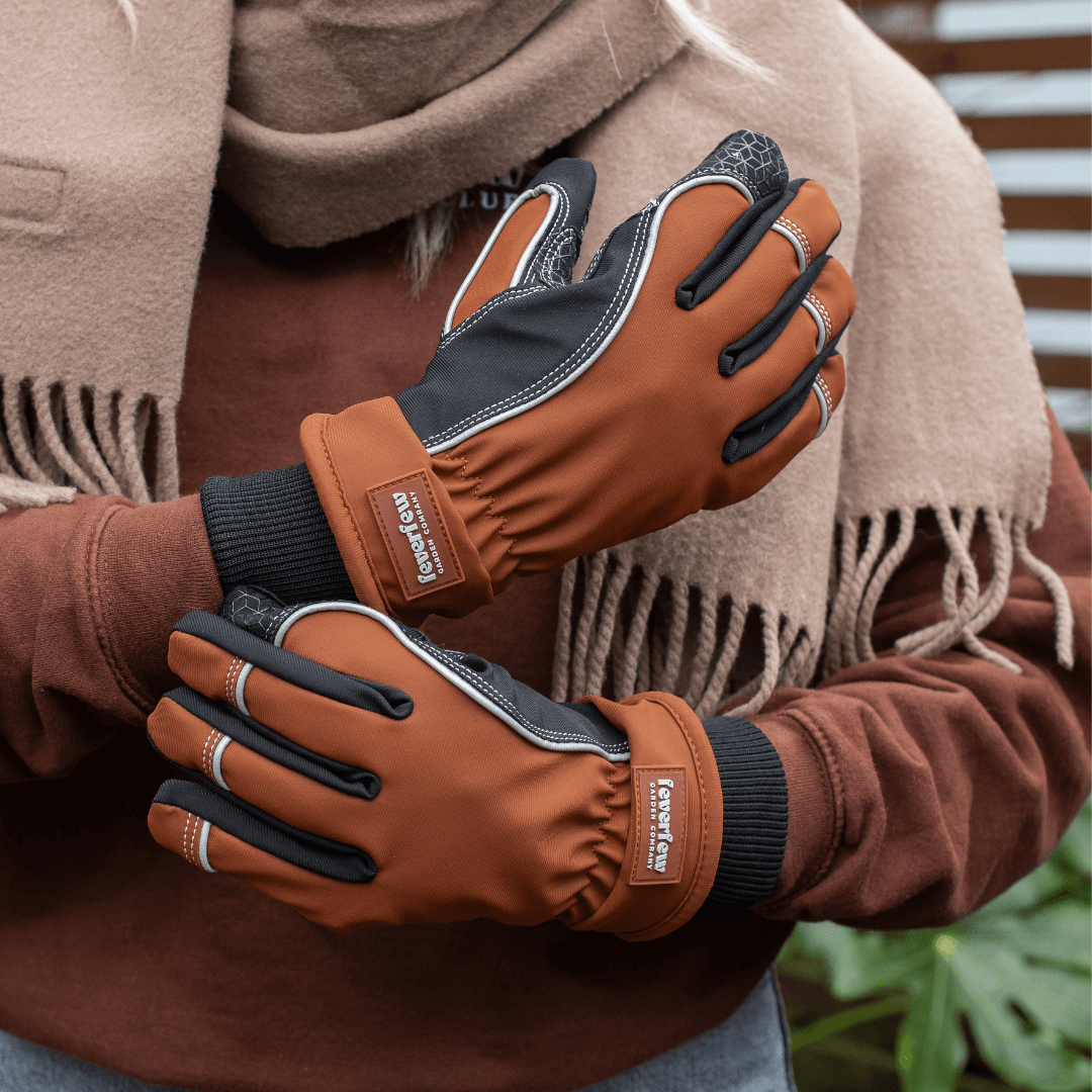 warm gardening gloves Feverfew Women's Winter Gardening Gloves