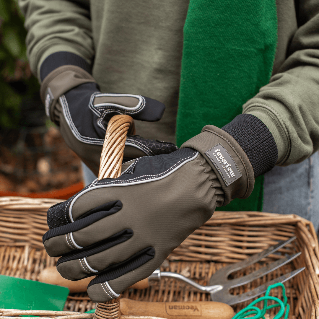 warm gardening gloves Feverfew Women's Winter Gardening Gloves